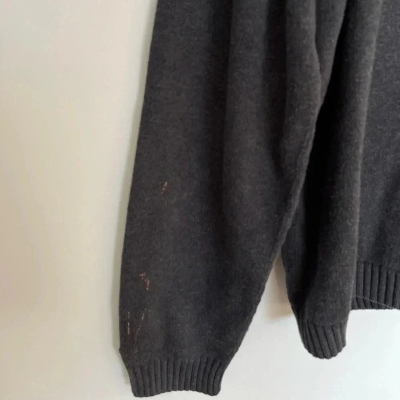 Argyle pattern Point Zero gray sweater - Picture 7 of 8